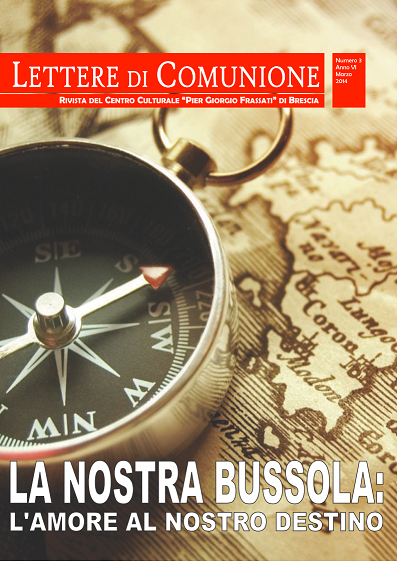 Copertina di Lettere di Comunione, la rivista della Comunità: «La nostra bussola: l'amore al nostro destino»
